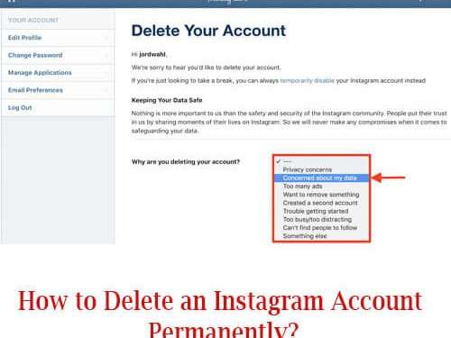 How to Delete an Instagram Account Permanently?