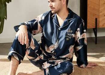 Mens Silk Pajamas